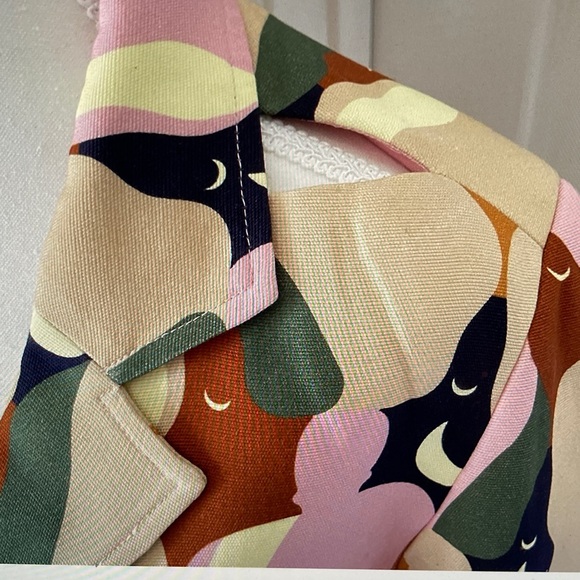 Farm Rio The Kiss Multicolor Cutout Blazer - Picture 3 of 14